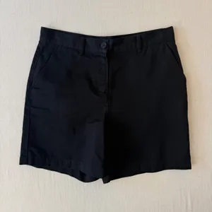Lauren Ralph Lauren Petite Cotton Chino Shorts Women 6P Black thumbnail 2