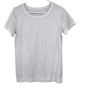 Lululemon 6 Swiftly Tech short sleeve shirt white top logo Tee T-shirt Crewneck thumbnail 2