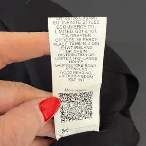 SheIn Elegant Evening 6 Maxi Dress High Low Ruffle Hem Whimsigoth Black Fairy Grunge thumbnail 14