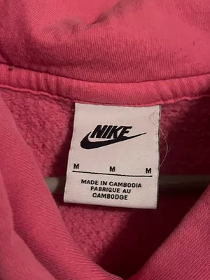 Nike pink  hoodie thumbnail 3