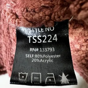 POL TSS224 Popcorn Knit Pullover Sweater Mauve Plum Boho Balloon Sleeve Size M thumbnail 7