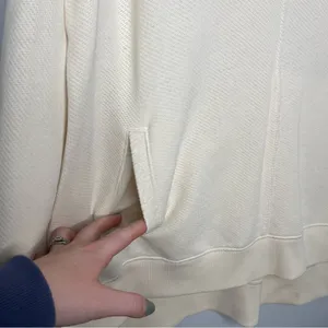 American Eagle Outfitters Seriously Soft Cream Pullover with Pockets (Large) NWT thumbnail 3