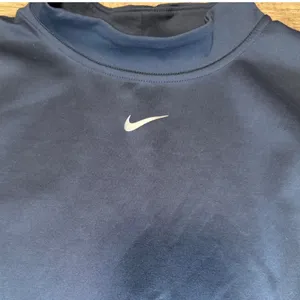 Nike Pro Therma-FIT ADV Womens Mock‎ Neck Long Sleeve Training Top Navy Blue L thumbnail 3