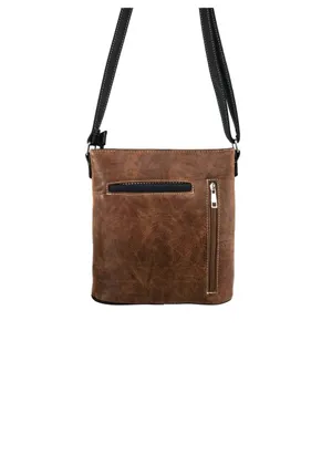 Cross Flower Blossom Western Crossbody Purse thumbnail 2