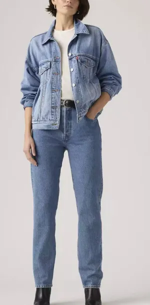 New Levi's 34x32 Premium 501 Original Fit Women's Jeans Shout Out Stone thumbnail 1