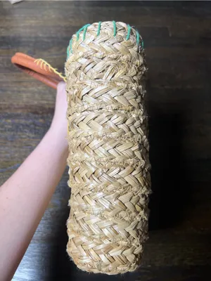 Universal Thread Straw Mini Tote Handbag Woven Seagrass thumbnail 5