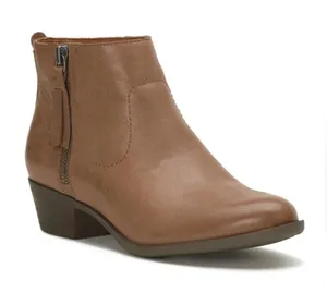 NEW LUCKY BRAND Blandre Ankle Boot In Color PORCINI Brown SZ-9 thumbnail 1