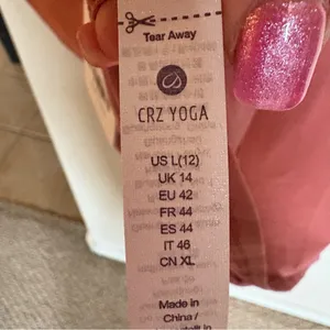 CRZ Yoga NWT flowing top size large. Dusty Rose color thumbnail 4