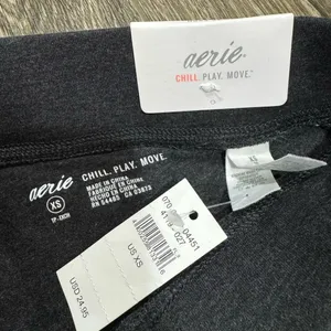 New Aerie XS Grey leggings thumbnail 2