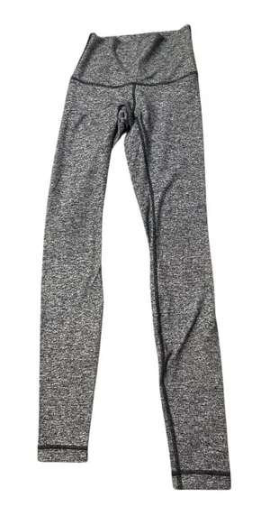 lululemon‎ athletica Wunder Under High Rise Charcoal Leggings Size 4 thumbnail 1