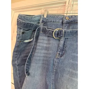 KanCan Denim Belted Mini Skirt Size‎ 24 thumbnail 3