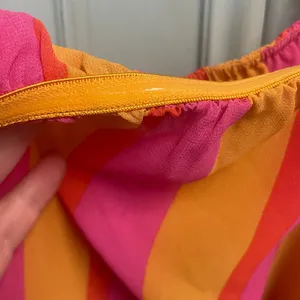Buddy Love Size Medium Layered Tank Blouse Pink Orange Tan Lines Top thumbnail 2