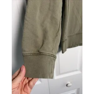 Officine Generale Daily Classics Sweatshirt Size Med Olive Green‎ Organic Cotton thumbnail 2