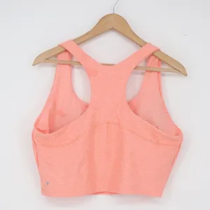 Old Navy Sports Bra Womens XL Cloud+ Peach Racerback Light Support Good thumbnail 6