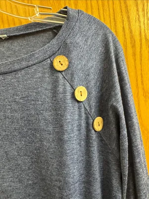 Casual Navy Button thumbnail 2