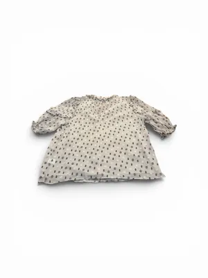 CURRENT AIR sheer polka dot blouse thumbnail 4