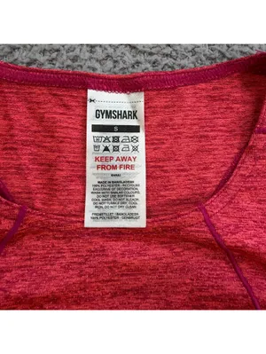 Gymshark Women’s Small Red Marl Racerback Workout Training Tank Top thumbnail 3