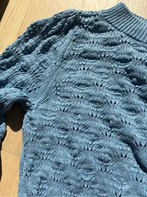 Spell blue bonfire sweater organic cotton knit top thumbnail 9