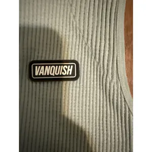 Vanquish Fitness Womens Ribbed Seamless Unitard Sage Green Back Cutout‎ Romper S thumbnail 3