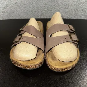Woodstock Adele Vintage Brand‎ Sandal Large 9-10 Double Strap Slip On thumbnail 2