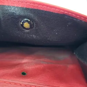 Dior Burgundy Wallet with Gold “CD” Accent. VERY good condition. thumbnail 8