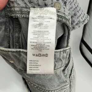 We The Free Free People Grey Wide Leg Jeans Womens Size 29 thumbnail 7