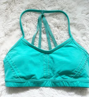 Lululemon Sports Bra 4 - Aqua thumbnail 1