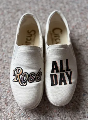 Circus by Sam Edelman Women's White Canvas Deck Shoes Size 7 M Rose' All Day thumbnail 1