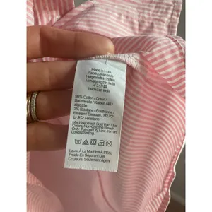 J.Crew Puff Sleeve Preppy Cottage Twee Indie Pinstripe Large Womens Classic thumbnail 4