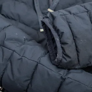 Lauren Ralph Lauren Puffer‎ Jacket Womens XS Navy Blue Chevron Quilted Hood Coat thumbnail 15