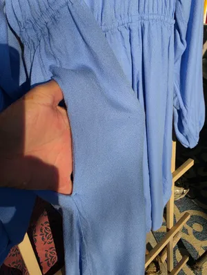 Old Navy Baby Blue Long Sleeve Dress Medium thumbnail 7