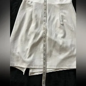 Lulus Party for Two Ivory‎ Asymmetrical Bodycon Mini Dress White Size Medium thumbnail 9