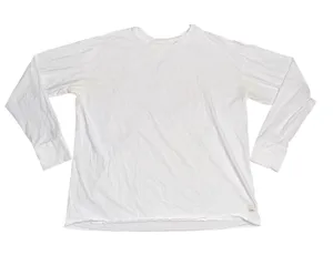 Vuori Long Sleeve Tee Women Small White Fair VW1028 Relaxed Fit Athleisure thumbnail 1