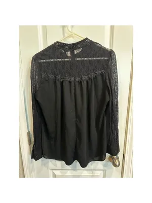 Panitti Black Lace Blouse XL thumbnail 2