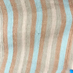 Faherty Isha Organic Cotton Striped Pintuck Sleeveless Shift Dress Peach Blue XS thumbnail 6