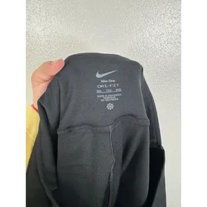 Nike One Dri-FIT Ultra High Waisted Skirt Black Skort XXL IH8614-010 thumbnail 6