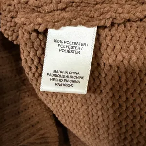 Bobeau Womens Brown Chenille Chunky Knit Crew Neck Sweater XL Pullover thumbnail 5