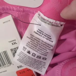 Nike pro pink tight fit bike shorts size XXL thumbnail 3