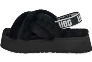 UGG Disco Cross Genuine Shearling Slide Slipper size US 9 thumbnail 2