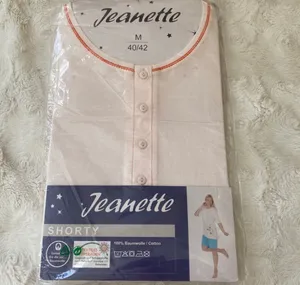 Jeanette 100% Baumwolle Cotton pajama short set thumbnail 3