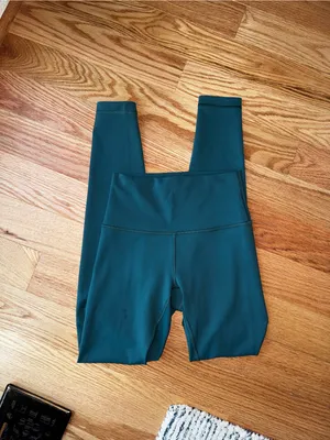 Lululemon Wunder Train High Rise 28” Leggings Green Size 4 thumbnail 4
