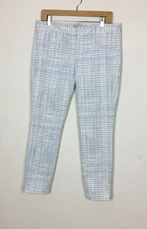 Gap Pants Size 8 Women's Jeans Cotton Blue/white Cropped Back Seam Summer thumbnail 1