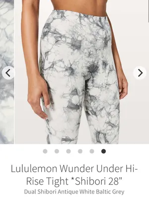 Lululemon wunder under high rise tight shibori 28” Sz 4 thumbnail 3