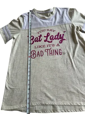 Disney The Aristocats Marie You Say Cat Lady Like It's a Bad Thing‎ Shirt XL thumbnail 2
