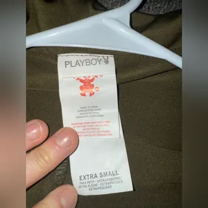 New 3pc PLAYBOY Sexy Adult Playboy Bunny Bomb🐚Army Officer Halloween Costume Xs thumbnail 9