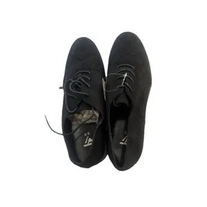 JABASIC Women's Brogue Oxford Walking Shoes Lace-Up Casual Black Size 9.5 NEW thumbnail 4