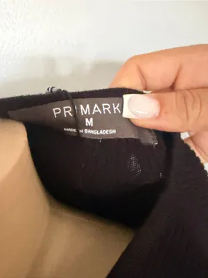 Primark Black Ribbed Button-Up Cardigan thumbnail 2