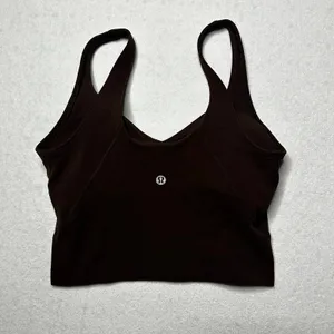 Lululemon Align Tank Top Women’s Size 4 Brown Nulu Built-In Bra thumbnail 2