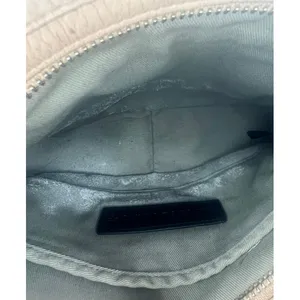 Rebecca Minkoff Regan Crossbody Bag Taupe Leather Zip Front‎ thumbnail 8