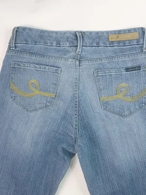 Seven7 8 31 Medium Wash Boot Cut Jeans thumbnail 7